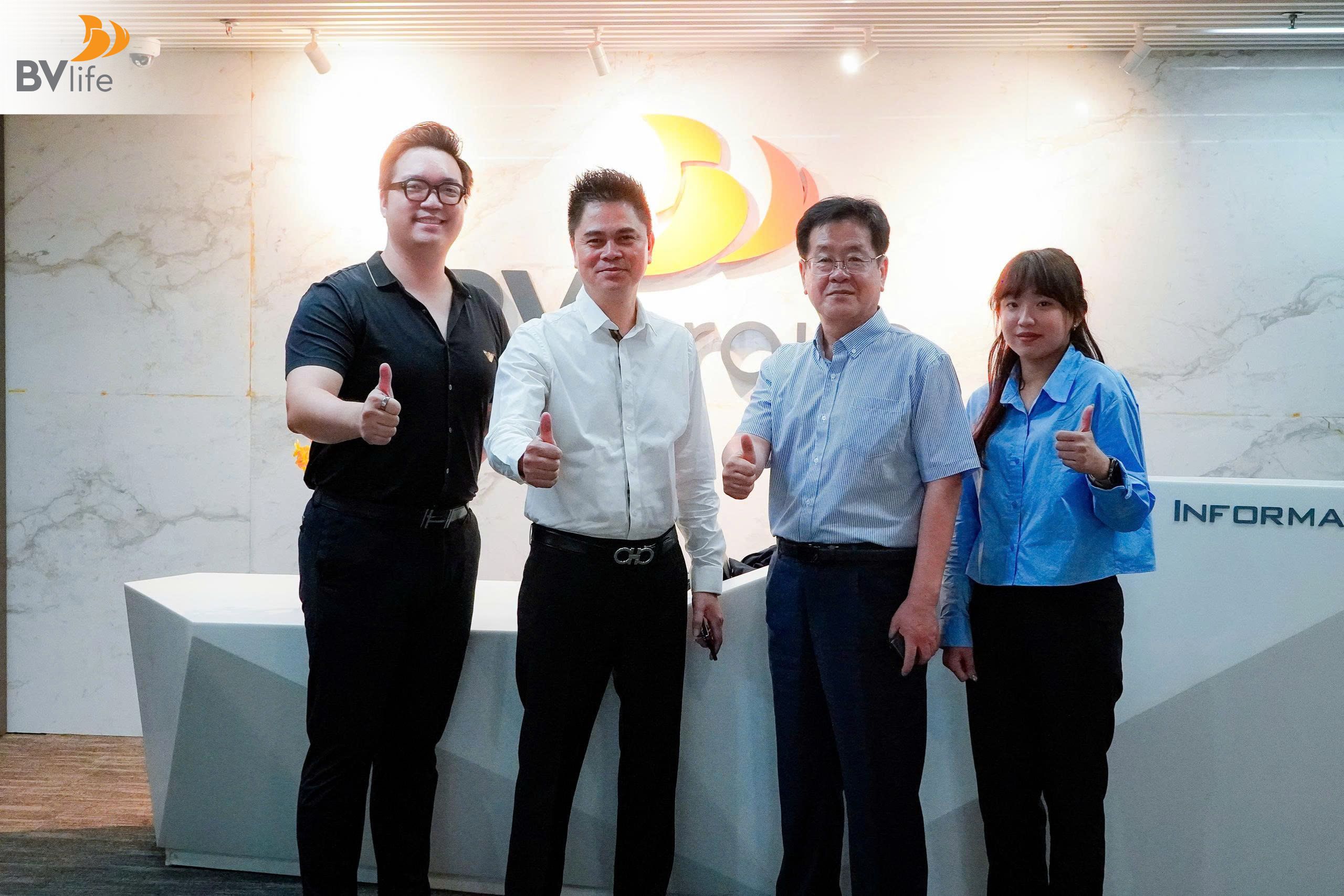 ĐÓN TIẾP LÃNH ĐẠO HIỆP HỘI DOANH NGHIỆP VỪA VÀ NHỎ HÀN QUỐC TẠI BV LIFE VÀ MỸ LÂM